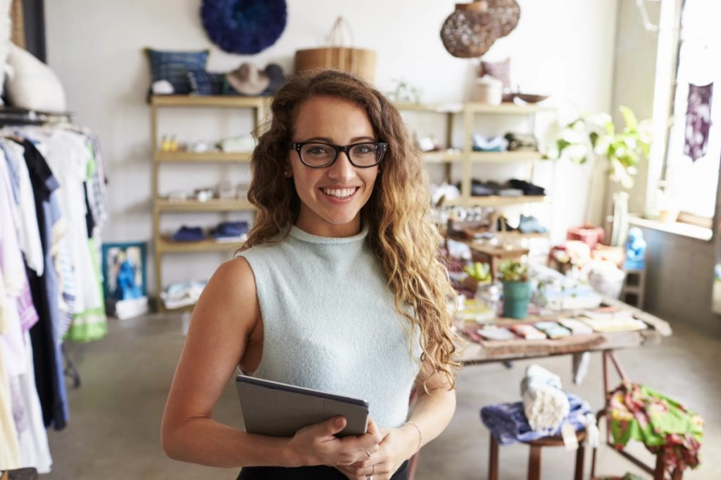Small Business No Interest Loan business woman owner