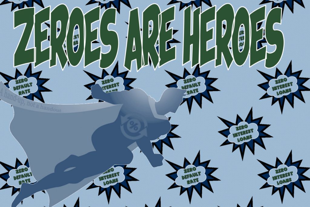 Interest free loans Zeroes Are Heroes 2022